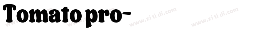 Tomato pro字体转换